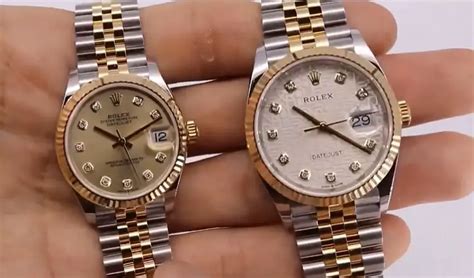 gold 31mm rolex|Rolex 31mm vs 36mm.